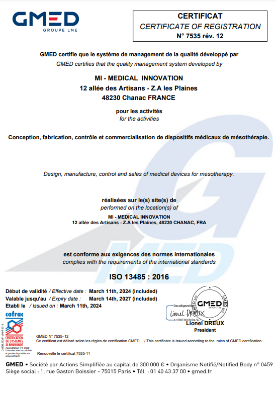 CE Medical - 7535 rev 12 - MI Medical Innovation
